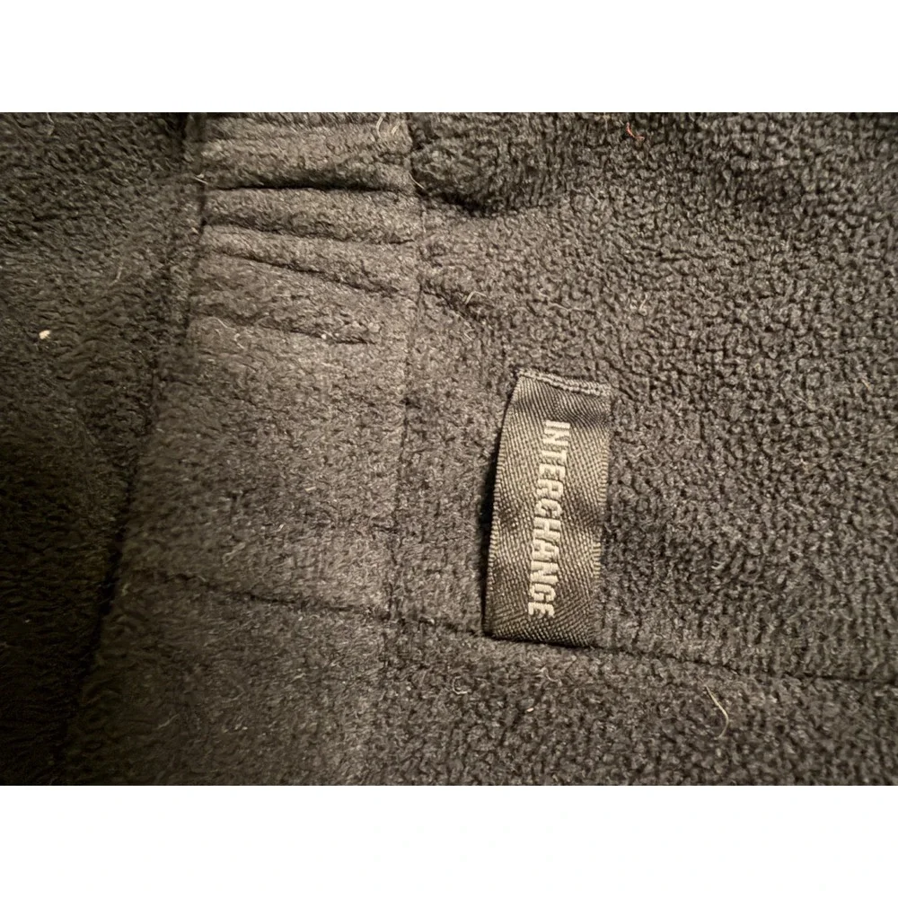 Columbia Mens Interchange‎ Fleece Jacket Black Full Zip Mock Neck Small